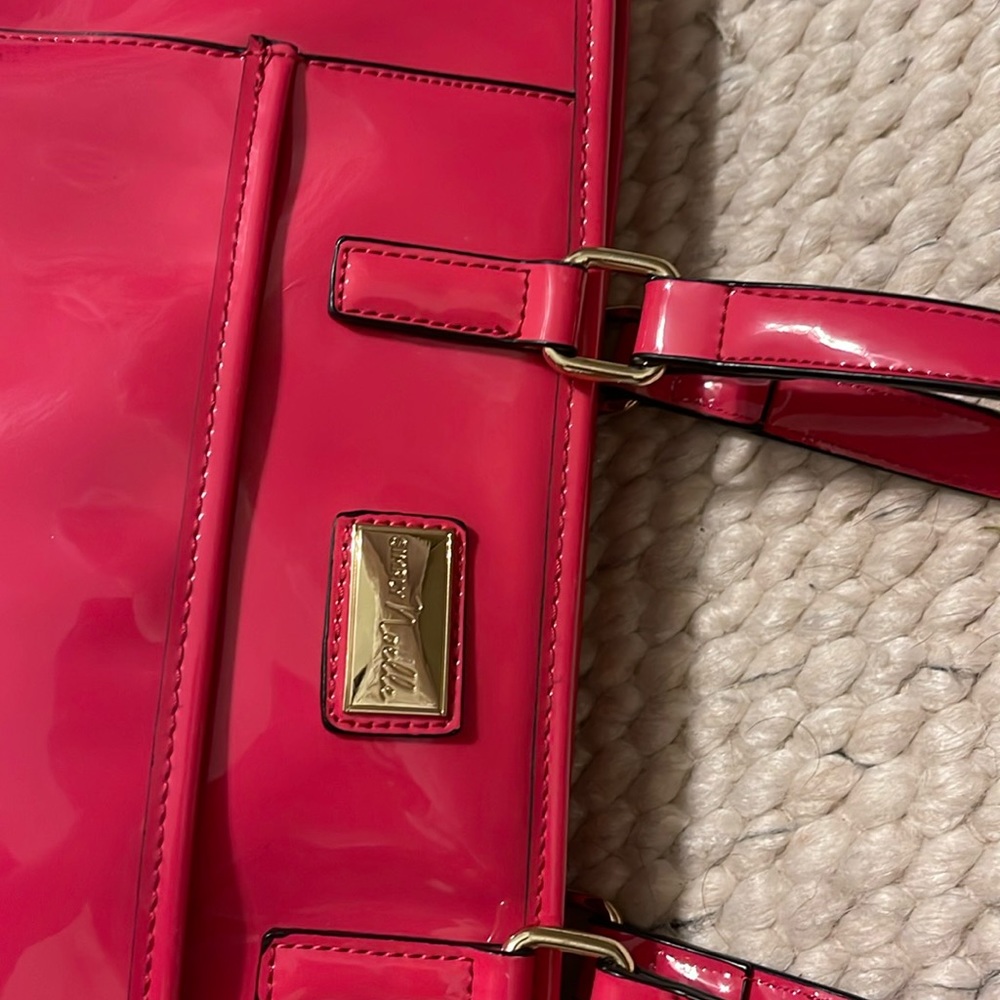 PINK LEATHER SIMPLY NOELLE PURSE - Picture 3 of 15